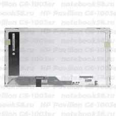 Матрица для ноутбука HP Pavilion G6-1003er (1366x768 HD) TN, 40pin, Глянцевая