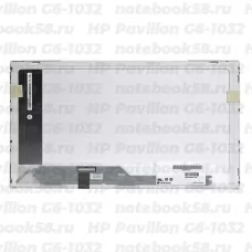 Матрица для ноутбука HP Pavilion G6-1032 (1366x768 HD) TN, 40pin, Глянцевая