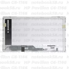 Матрица для ноутбука HP Pavilion G6-1166 (1366x768 HD) TN, 40pin, Глянцевая