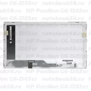 Матрица для ноутбука HP Pavilion G6-1303er (1366x768 HD) TN, 40pin, Глянцевая