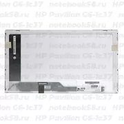 Матрица для ноутбука HP Pavilion G6-1c37 (1366x768 HD) TN, 40pin, Глянцевая