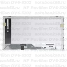 Матрица для ноутбука HP Pavilion DV6-3202 (1366x768 HD) TN, 40pin, Глянцевая