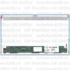 Матрица для ноутбука HP Pavilion G6-2051sr (1366x768 HD) TN, 40pin, Матовая