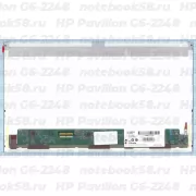 Матрица для ноутбука HP Pavilion G6-2248 (1366x768 HD) TN, 40pin, Матовая