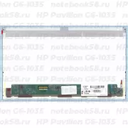 Матрица для ноутбука HP Pavilion G6-1035 (1366x768 HD) TN, 40pin, Матовая