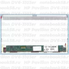 Матрица для ноутбука HP Pavilion DV6-3103er (1366x768 HD) TN, 40pin, Матовая