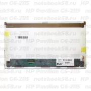 Матрица для ноутбука HP Pavilion G6-2115 (1366x768 HD) TN, 40pin, Матовая