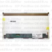 Матрица для ноутбука HP Pavilion G6-2200sr (1366x768 HD) TN, 40pin, Матовая