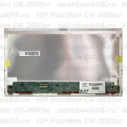 Матрица для ноутбука HP Pavilion G6-2081sr (1366x768 HD) TN, 40pin, Матовая