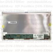 Матрица для ноутбука HP Pavilion DV6-3106er (1366x768 HD) TN, 40pin, Матовая