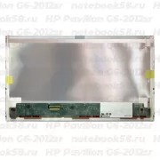 Матрица для ноутбука HP Pavilion G6-2012sr (1366x768 HD) TN, 40pin, Матовая