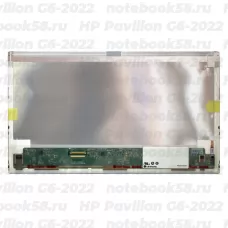 Матрица для ноутбука HP Pavilion G6-2022 (1366x768 HD) TN, 40pin, Матовая