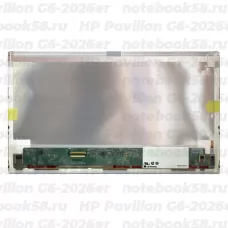 Матрица для ноутбука HP Pavilion G6-2026er (1366x768 HD) TN, 40pin, Матовая