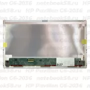 Матрица для ноутбука HP Pavilion G6-2036 (1366x768 HD) TN, 40pin, Матовая