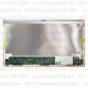 Матрица для ноутбука HP Pavilion G6-1201 (1366x768 HD) TN, 40pin, Матовая