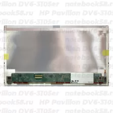 Матрица для ноутбука HP Pavilion DV6-3105er (1366x768 HD) TN, 40pin, Матовая