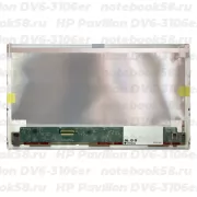 Матрица для ноутбука HP Pavilion DV6-3106er (1366x768 HD) TN, 40pin, Матовая