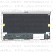 Матрица для ноутбука HP Pavilion G6-2051er (1366x768 HD) TN, 40pin, Матовая