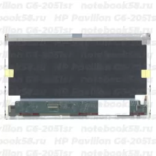 Матрица для ноутбука HP Pavilion G6-2051sr (1366x768 HD) TN, 40pin, Матовая