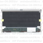 Матрица для ноутбука HP Pavilion G6-2055sr (1366x768 HD) TN, 40pin, Матовая