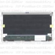 Матрица для ноутбука HP Pavilion G6-2206er (1366x768 HD) TN, 40pin, Матовая