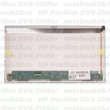 Матрица для ноутбука HP Pavilion DV6-3106er (1366x768 HD) TN, 40pin, Матовая