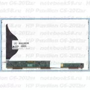 Матрица для ноутбука HP Pavilion G6-2012sr (1366x768 HD) TN, 40pin, Матовая