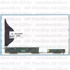 Матрица для ноутбука HP Pavilion G6-1231sr (1366x768 HD) TN, 40pin, Матовая