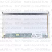 Матрица для ноутбука HP Pavilion G6-2026sr (1366x768 HD) TN, 40pin, Матовая