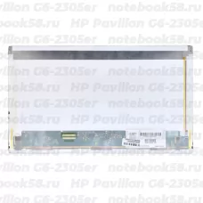 Матрица для ноутбука HP Pavilion G6-2305er (1366x768 HD) TN, 40pin, Матовая