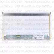 Матрица для ноутбука HP Pavilion G6-1077sr (1366x768 HD) TN, 40pin, Матовая