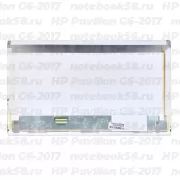Матрица для ноутбука HP Pavilion G6-2017 (1366x768 HD) TN, 40pin, Матовая