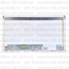Матрица для ноутбука HP Pavilion G6-2204sr (1366x768 HD) TN, 40pin, Матовая
