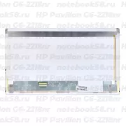 Матрица для ноутбука HP Pavilion G6-2218nr (1366x768 HD) TN, 40pin, Матовая