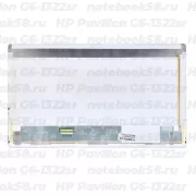 Матрица для ноутбука HP Pavilion G6-1322sr (1366x768 HD) TN, 40pin, Матовая