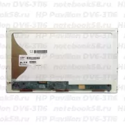 Матрица для ноутбука HP Pavilion DV6-3116 (1366x768 HD) TN, 40pin, Матовая