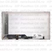 Матрица для ноутбука HP Pavilion G6-2018 (1366x768 HD) TN, 40pin, Матовая