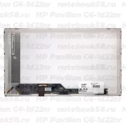 Матрица для ноутбука HP Pavilion G6-1d22nr (1366x768 HD) TN, 40pin, Матовая