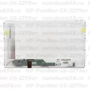 Матрица для ноутбука HP Pavilion G6-2279er (1366x768 HD) TN, 40pin, Матовая