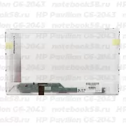 Матрица для ноутбука HP Pavilion G6-2043 (1366x768 HD) TN, 40pin, Глянцевая