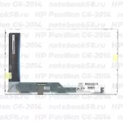 Матрица для ноутбука HP Pavilion G6-2014 (1366x768 HD) TN, 40pin, Матовая