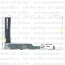 Матрица для ноутбука HP Pavilion G6-1252sr (1366x768 HD) TN, 40pin, Матовая