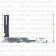 Матрица для ноутбука HP Pavilion G6-1315er (1366x768 HD) TN, 40pin, Матовая