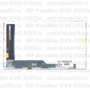 Матрица для ноутбука HP Pavilion DV6-3055sr (1366x768 HD) TN, 40pin, Матовая