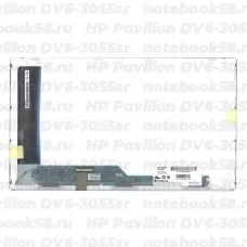 Матрица для ноутбука HP Pavilion DV6-3055sr (1366x768 HD) TN, 40pin, Матовая