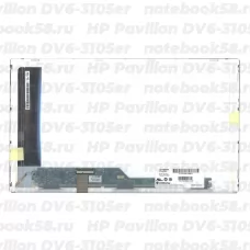 Матрица для ноутбука HP Pavilion DV6-3105er (1366x768 HD) TN, 40pin, Матовая