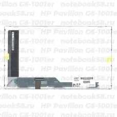 Матрица для ноутбука HP Pavilion G6-1001er (1366x768 HD) TN, 40pin, Матовая