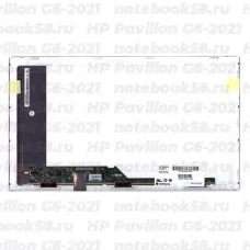 Матрица для ноутбука HP Pavilion G6-2021 (1366x768 HD) TN, 40pin, Матовая