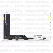 Матрица для ноутбука HP Pavilion G6-2277er (1366x768 HD) TN, 40pin, Матовая