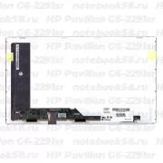 Матрица для ноутбука HP Pavilion G6-2291sr (1366x768 HD) TN, 40pin, Матовая